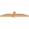 Ekena Millwork Eugene Smooth Timber Gable Bracket, Western Red Cedar, 60"W x 12"H x 3 1/2"D x 5 1/2"F, 5/12 Pitch GBW060X12X0406EUG00SWR - alternate 5